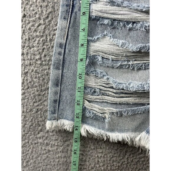 NWT Celebrity Pink The Bobby Denim Shorts Womens Size 7 Hi Rise Distressed Jeans - Picture 5 of 16